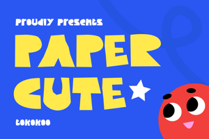 Related font Papercute