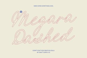 Related font CS Megara Dashed