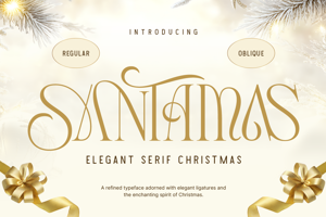 Related font Santamas
