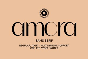 Related font amora