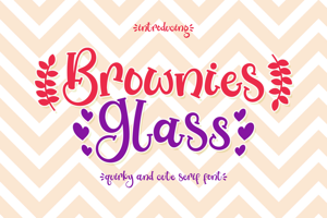 Brownies Glass