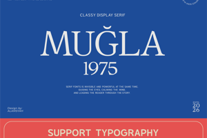 Related font Mugla 1975