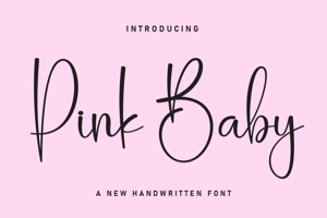 Related font Pink Baby
