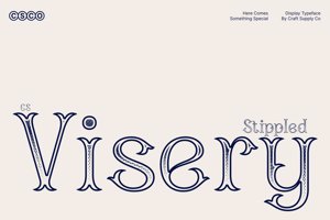 Related font CS Visery Stippled