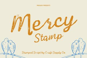 Related font CS Mercy Stamp