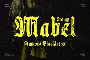 Related font CS Mabel Stamp