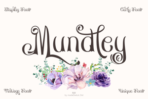 Related font Mundley