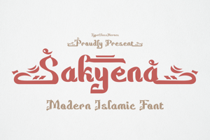 Related font Sakyena - Arabic Font