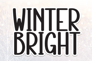 Related font Winter Bright