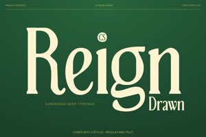 Related font CS Reign Drawn