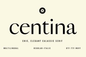 Related font centina