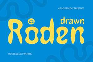Related font CS Roden Drawn