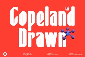 Related font CS Copeland Drawn
