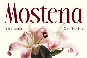 Related font Bolstia - Retro Display Serif