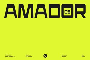 Related font CS Amador