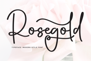 Related font Rosegold