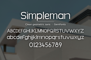 Related font Simpleman