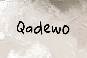 Related font Qadewo