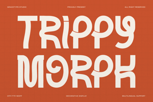 Related font Trippy Morph