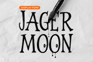 Related font Jager Moon Jager Moon