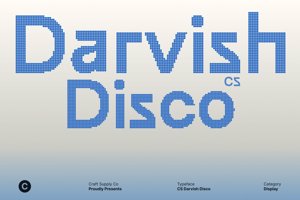 Related font CS Darvish Disco