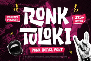 Related font Ronk Tuloki