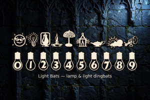 Related font Light Bats
