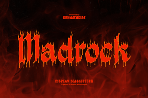 Related font Madrock