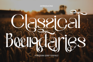 Related font Classical Boundaries