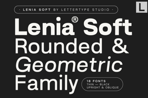 Related font Lenia Soft
