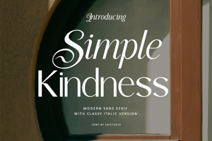 Related font Simple Kindness