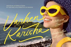 Related font Varhen Karisha VERSION