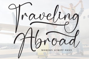 Related font Traveling Abroad