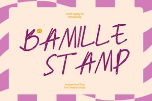 Related font CS Bamille Stamp