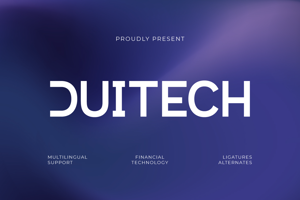 Related font Duitech