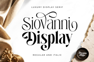 Related font Siovanni