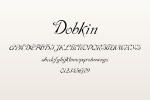 Related font Dobkin