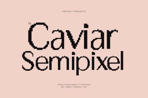 Related font CS Caviar Semipixel