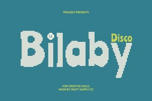 Related font CS Bilaby Disco