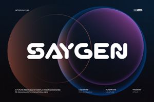 Related font Saygen