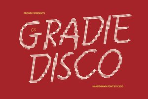 Related font CS Gradie Disco