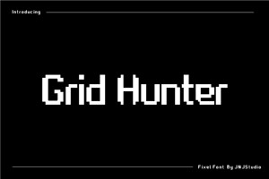 Related font Grid Hunter