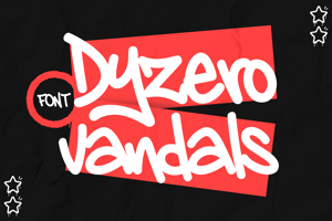 Related font Dyzero Vandals