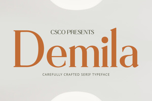Related font Demila