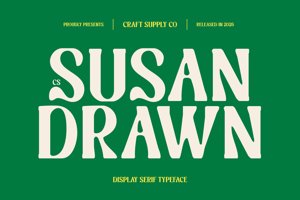 Related font CS Susan Drawn