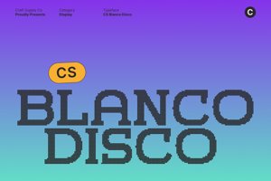 Related font CS Blanco Disco