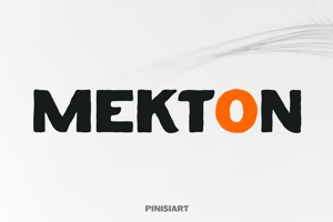 Related font MEKTON
