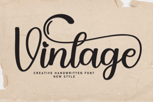 Related font Vintage