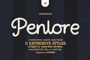 Related font Penlore