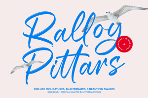 Related font Ralloy Pittars VERSION